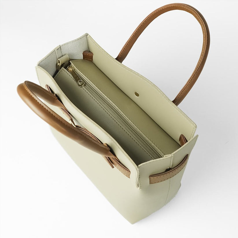 Savvy Luxe – 3-Piece Buckle Set (Beige)