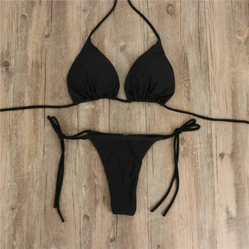 Swim Basics Enkel Sexig Bikini Set