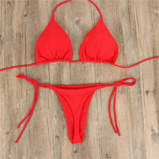 Swim Basics Enkel Sexig Bikini Set